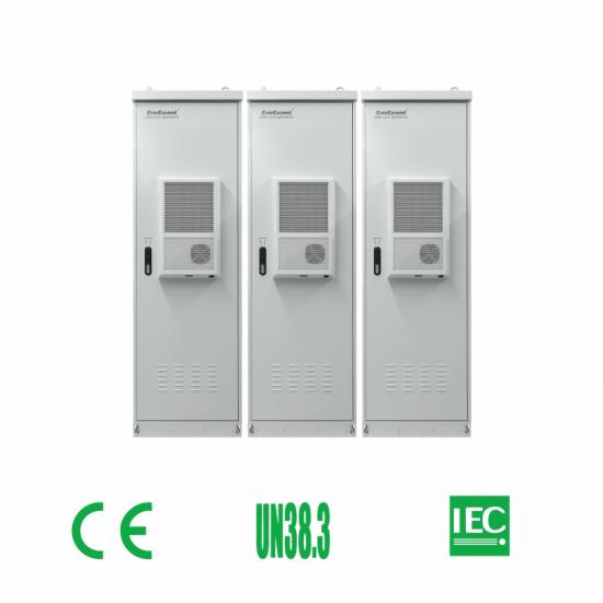 定制戶外機(jī)柜，配備48V900AH電信鋰電池 - 永新能