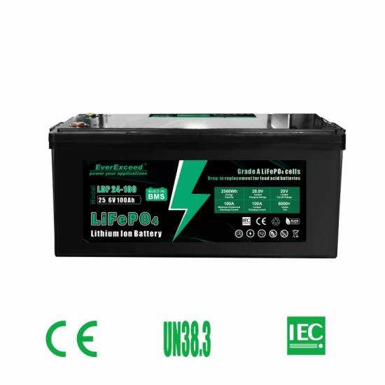 24V 50Ah/100Ah磷酸鐵鋰電池組用于商用地板清潔機(jī) - 永新能